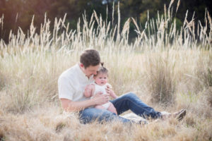 father and baby portraits lifestyle photography outdoor