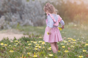 Children's photography outdoors