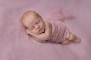 Newborn photography photo session baby girl